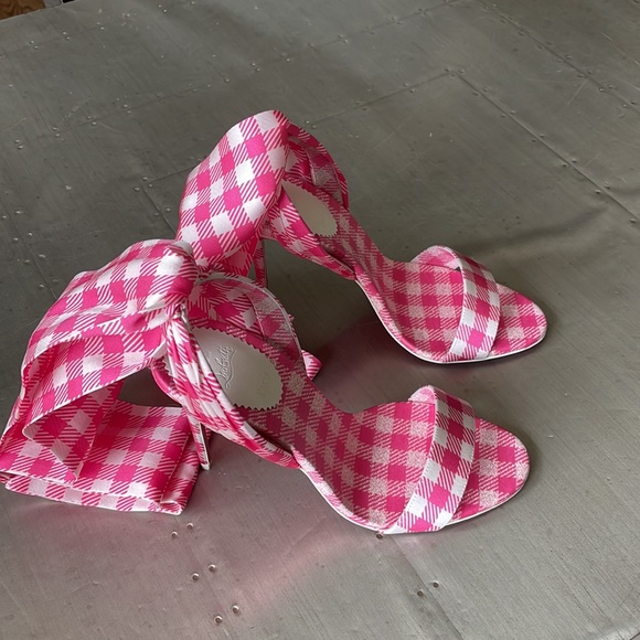 Christian louboutin sandale du desert 100mm pink rose bco sz 39 - Picture 2 of 9